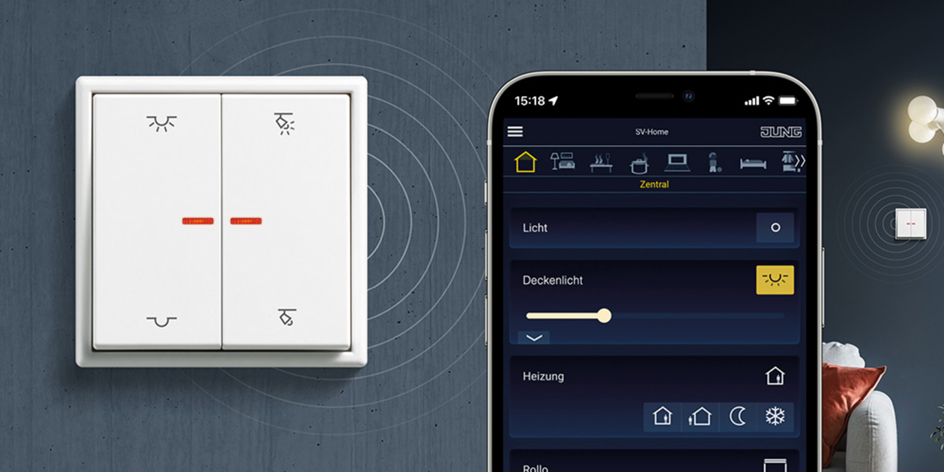 KNX RF Taster bei Marcel Hümmer in Kupferberg